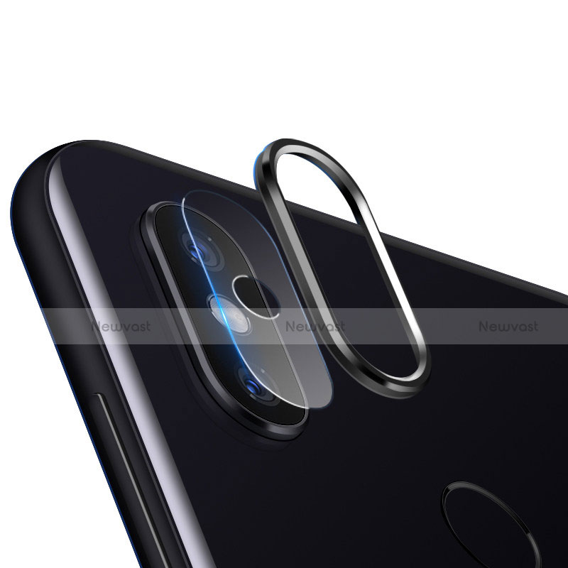 Ultra Clear Tempered Glass Camera Lens Protector for Xiaomi Mi 8 Black