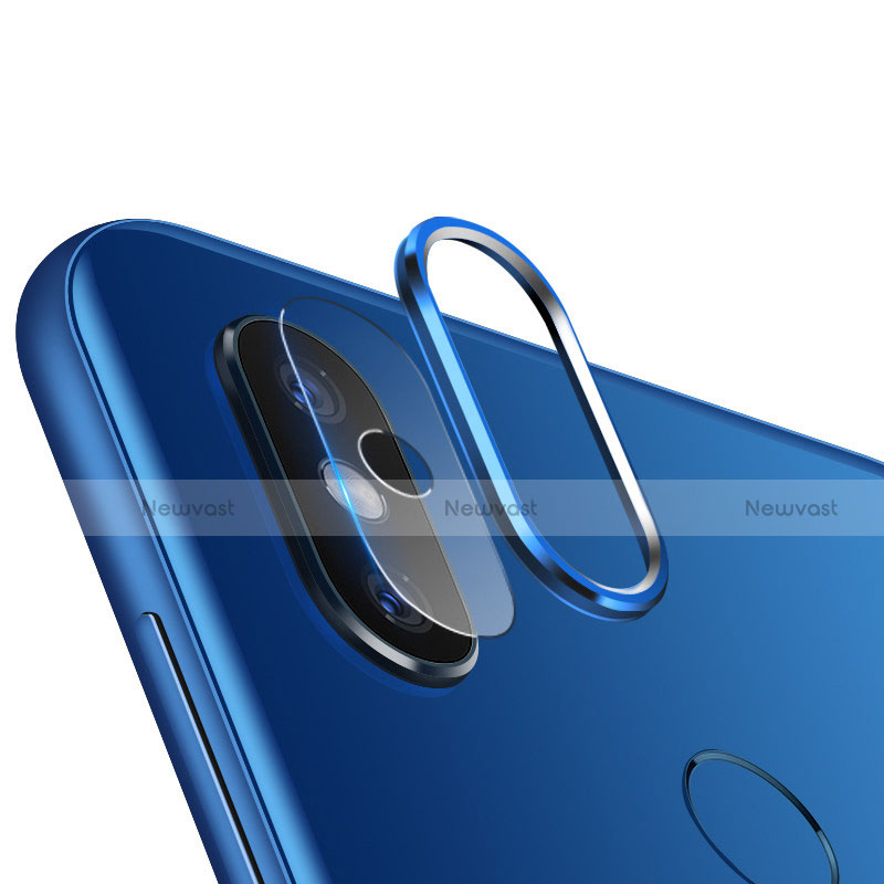 Ultra Clear Tempered Glass Camera Lens Protector for Xiaomi Mi 8 Blue