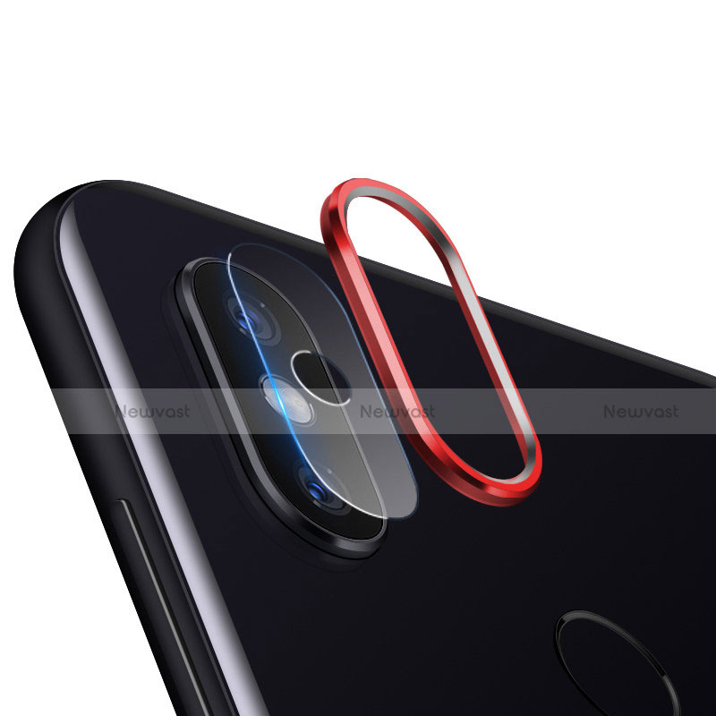 Ultra Clear Tempered Glass Camera Lens Protector for Xiaomi Mi 8 Red