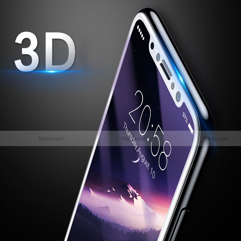 Ultra Clear Tempered Glass Screen Protector Film 3D for Apple iPhone Xs Max White