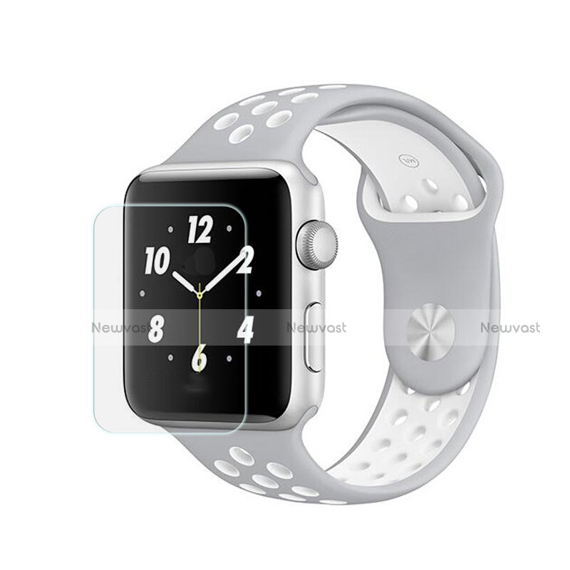 Ultra Clear Tempered Glass Screen Protector Film F06 for Apple iWatch 38mm Clear