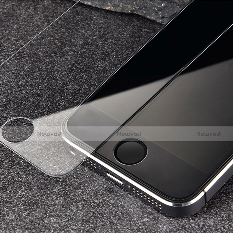 Ultra Clear Tempered Glass Screen Protector Film for Apple iPhone 5S Clear