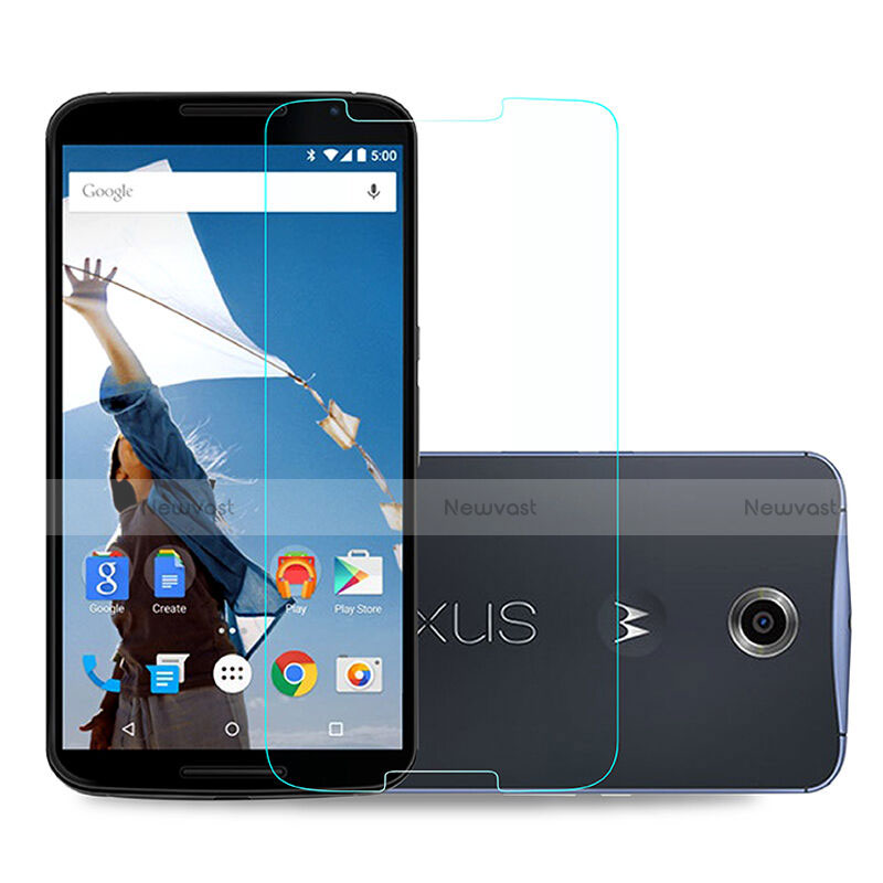 Ultra Clear Tempered Glass Screen Protector Film for Google Nexus 6 Clear