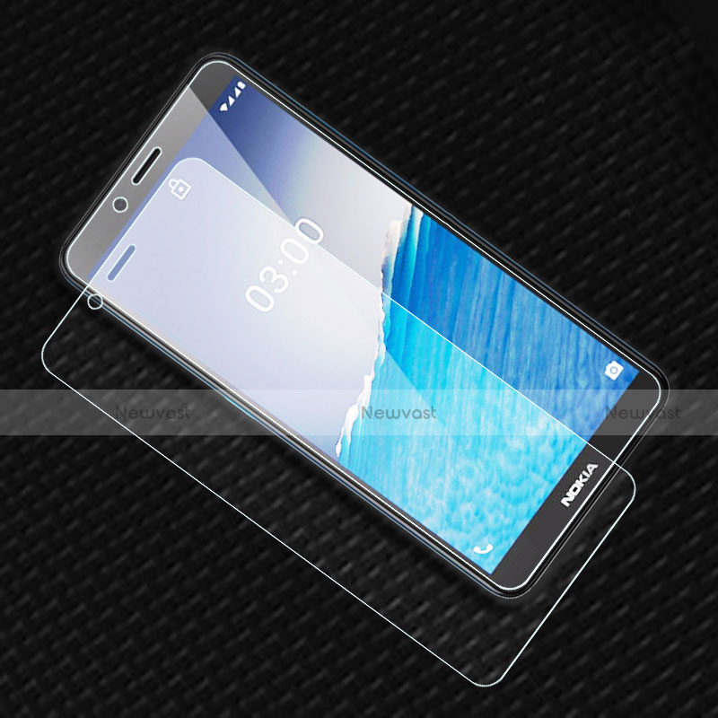 Ultra Clear Tempered Glass Screen Protector Film for Nokia C3 Clear