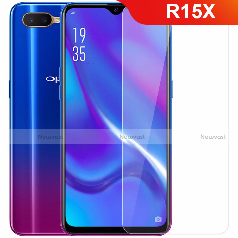 Ultra Clear Tempered Glass Screen Protector Film for Oppo R15X Clear