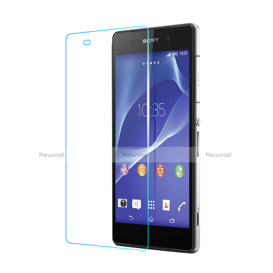 Ultra Clear Tempered Glass Screen Protector Film for Sony Xperia Z2 Clear