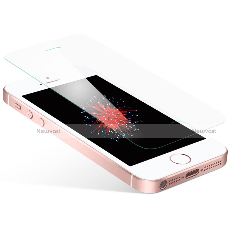 Ultra Clear Tempered Glass Screen Protector Film T01 for Apple iPhone 5S Clear