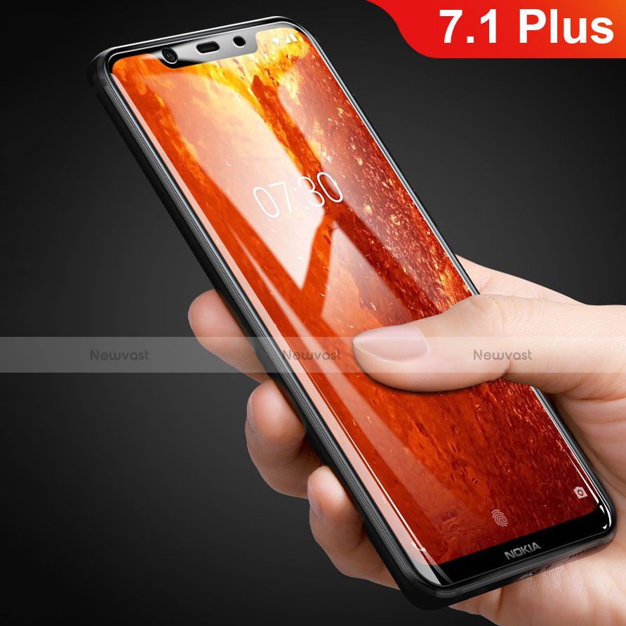 Ultra Clear Tempered Glass Screen Protector Film T01 for Nokia 7.1 Plus Clear