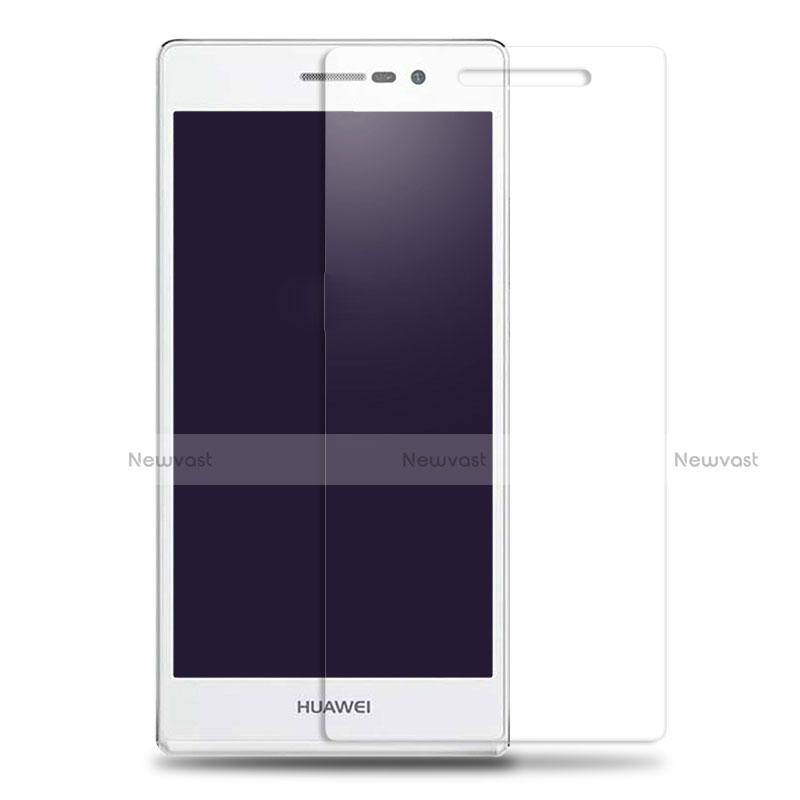 Ultra Clear Tempered Glass Screen Protector Film T02 for Huawei P7 Dual SIM Clear