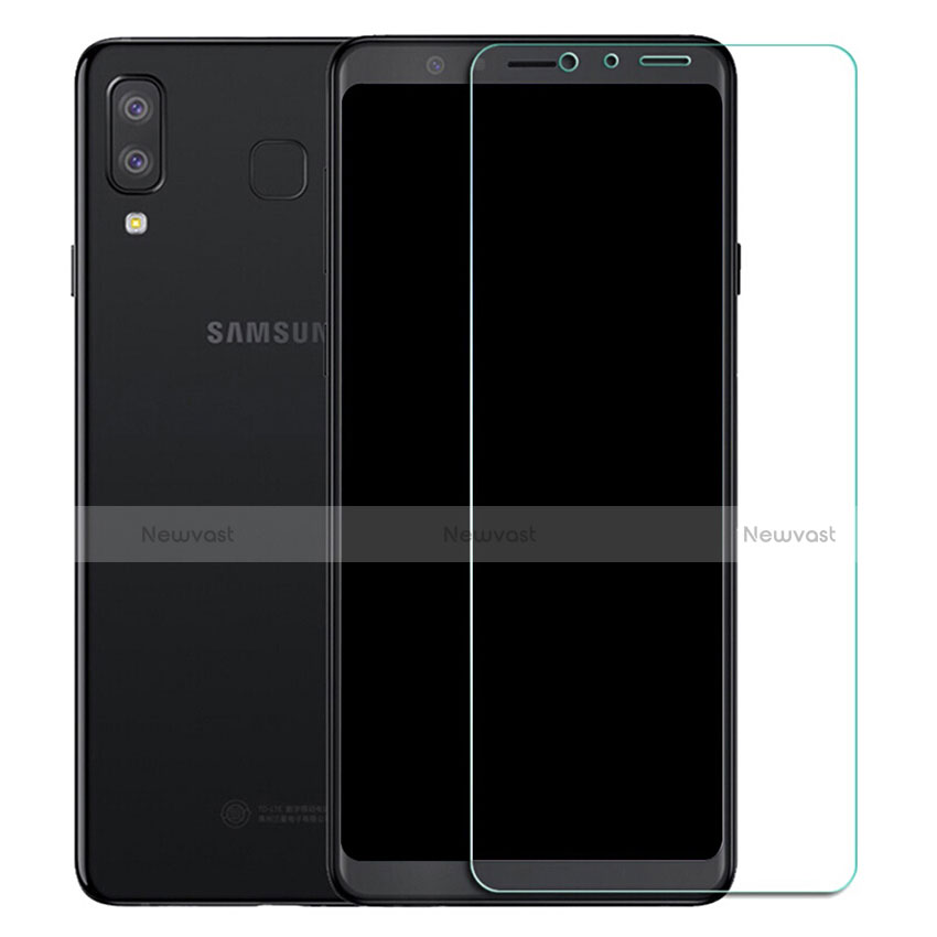 Ultra Clear Tempered Glass Screen Protector Film T02 for Samsung Galaxy A8 Star Clear