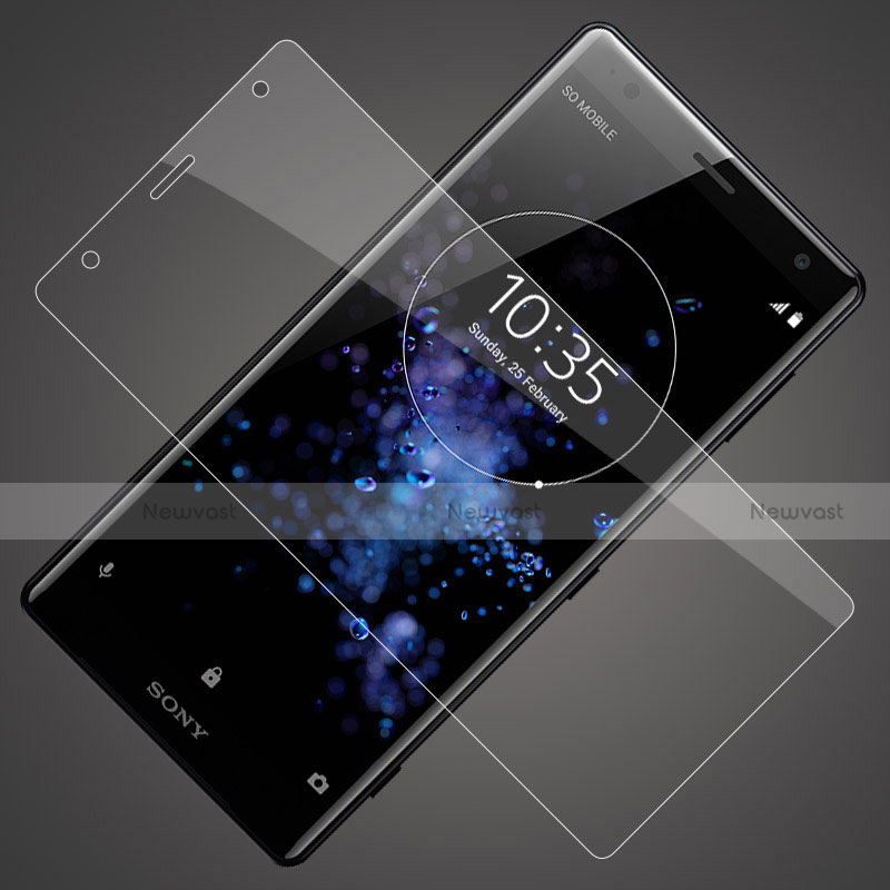 Ultra Clear Tempered Glass Screen Protector Film T02 for Sony Xperia XZ2 Clear