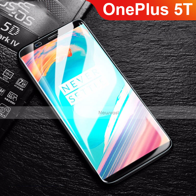 Ultra Clear Tempered Glass Screen Protector Film T05 for OnePlus 5T A5010 Clear