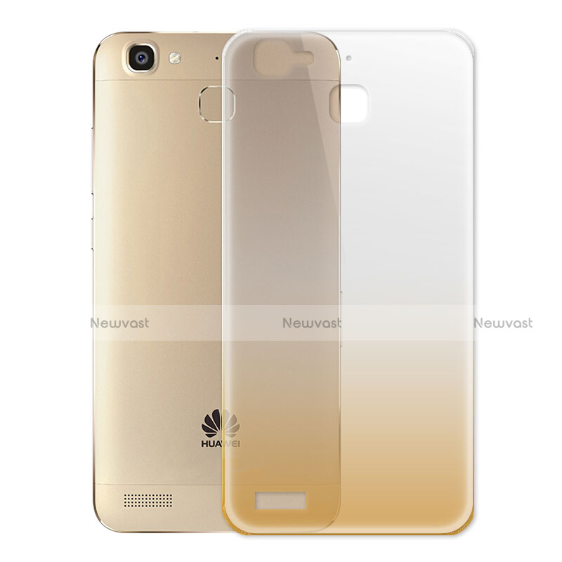 Ultra Slim Transparent Gel Gradient Soft Case for Huawei Enjoy 5S Gold