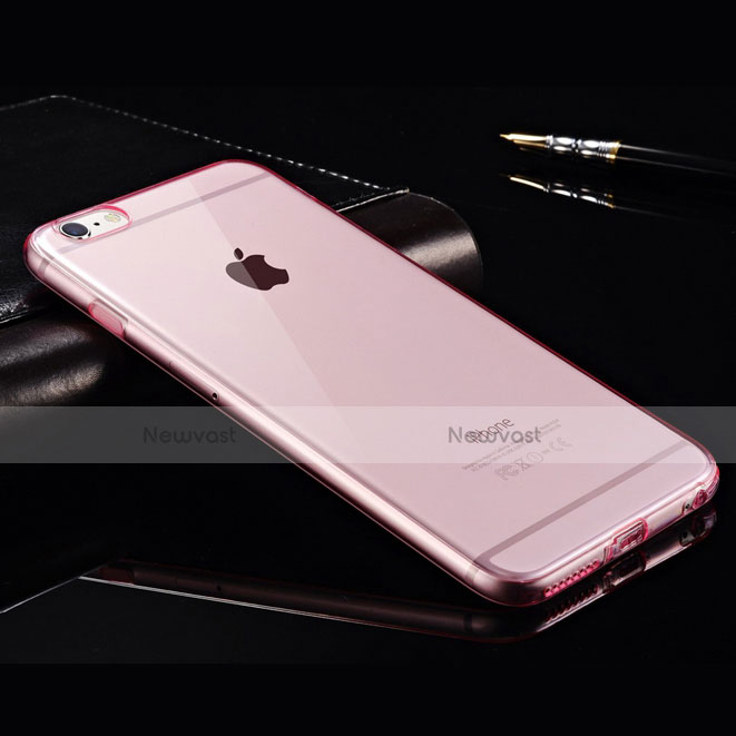 Ultra Slim Transparent Gel Soft Cover for Apple iPhone 6 Pink