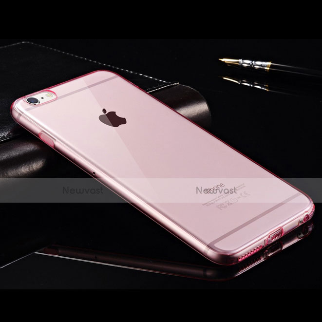 Ultra Slim Transparent Gel Soft Cover for Apple iPhone 6 Plus Pink