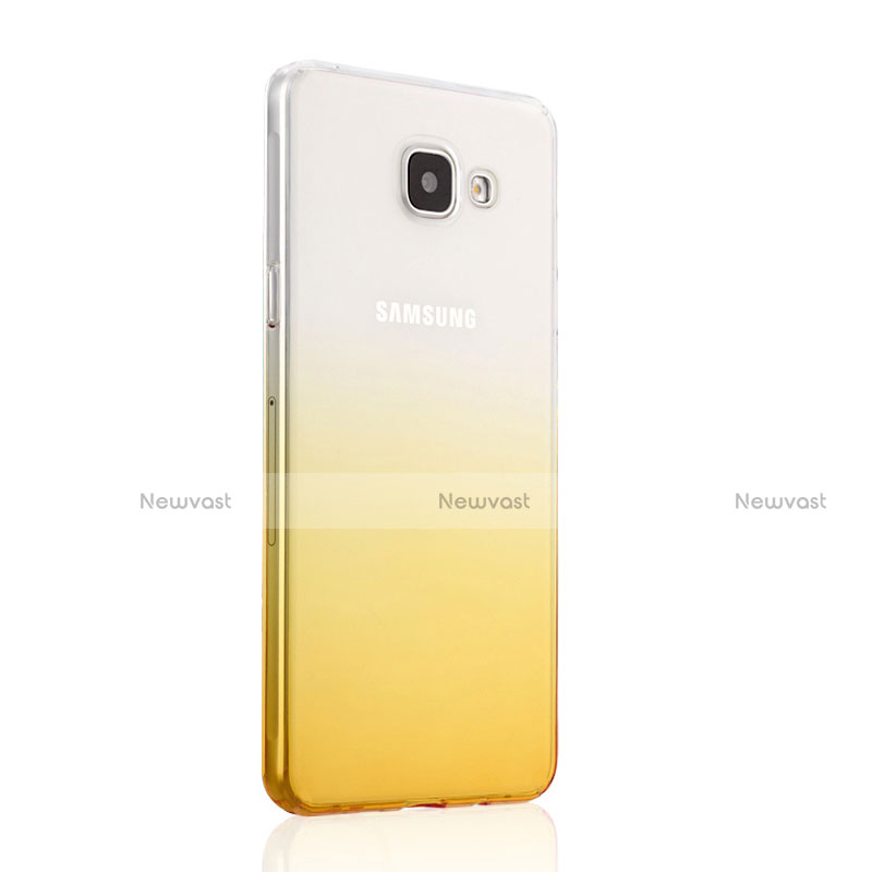 Ultra Slim Transparent Gradient Soft Case for Samsung Galaxy A5 (2016) SM-A510F Yellow