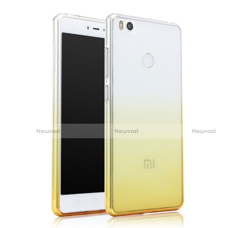 Ultra Slim Transparent Gradient Soft Case for Xiaomi Mi 4S Yellow