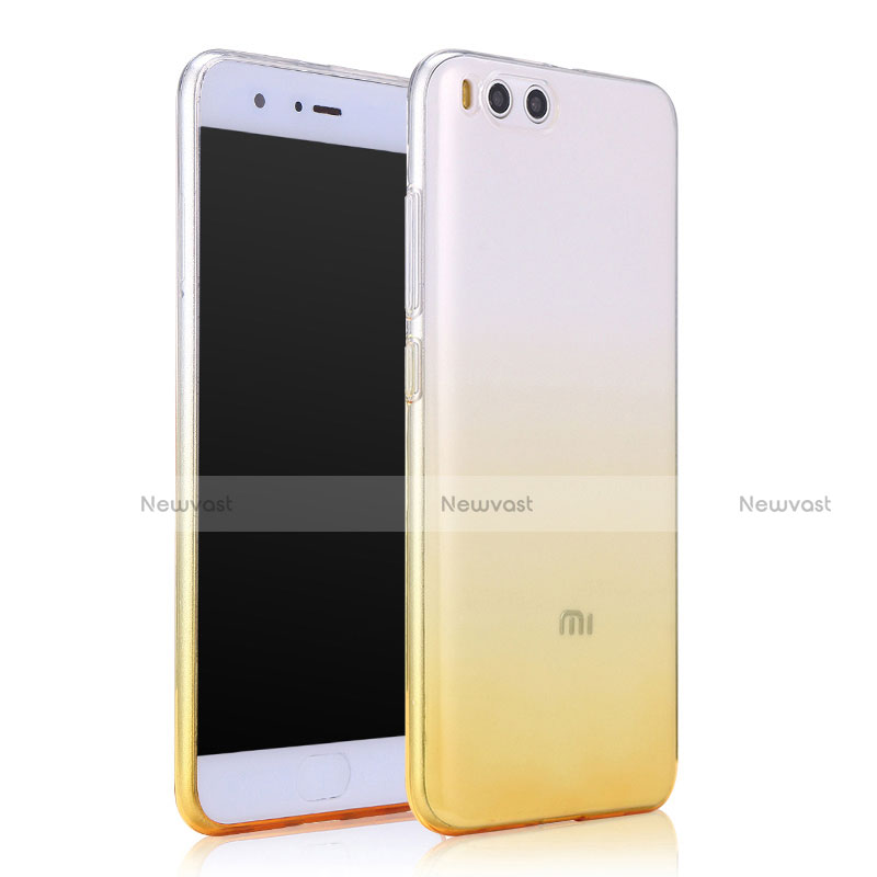 Ultra Slim Transparent Gradient Soft Case for Xiaomi Mi 6 Yellow