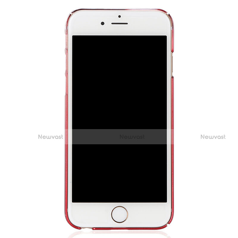 Ultra Slim Transparent Gradient Soft Case Z01 for Apple iPhone 6 Plus Red