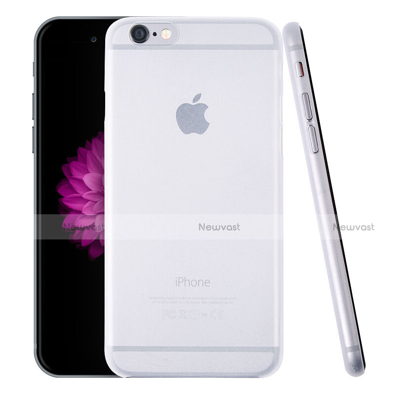 Ultra Slim Transparent Matte Finish Cover for Apple iPhone 6 Plus White