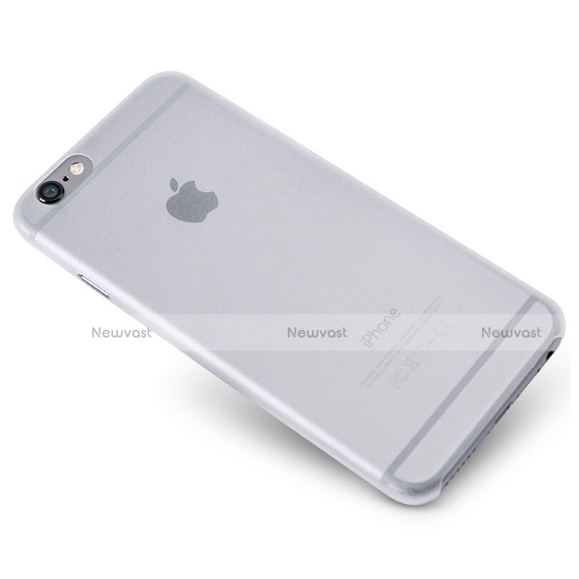 Ultra Slim Transparent Matte Finish Cover for Apple iPhone 6 White