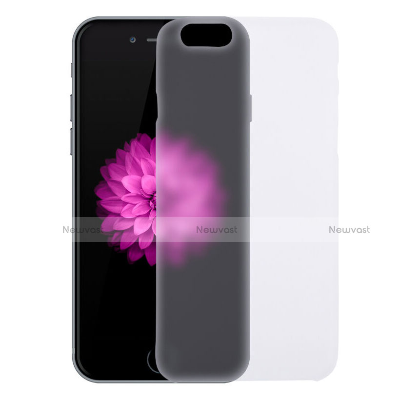 Ultra Slim Transparent Matte Finish Cover for Apple iPhone 6 White