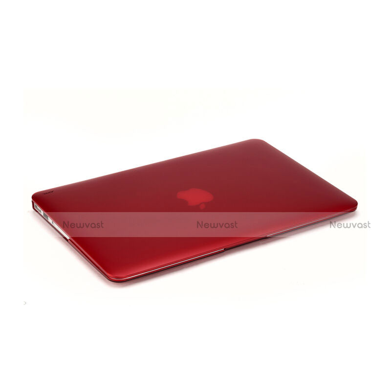 Ultra Slim Transparent Matte Finish Cover for Apple MacBook Air 11 inch Red