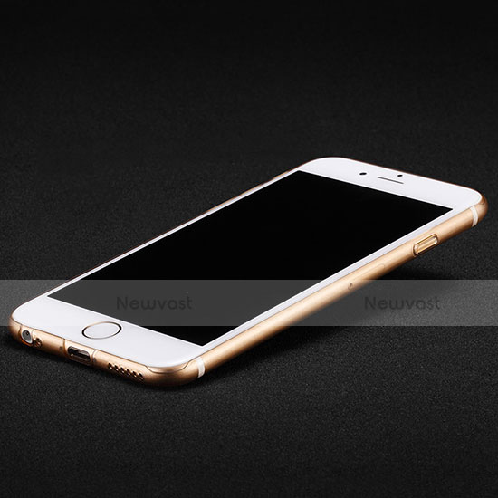 Ultra Slim Transparent Matte Finish Soft Cover for Apple iPhone 6S Gold