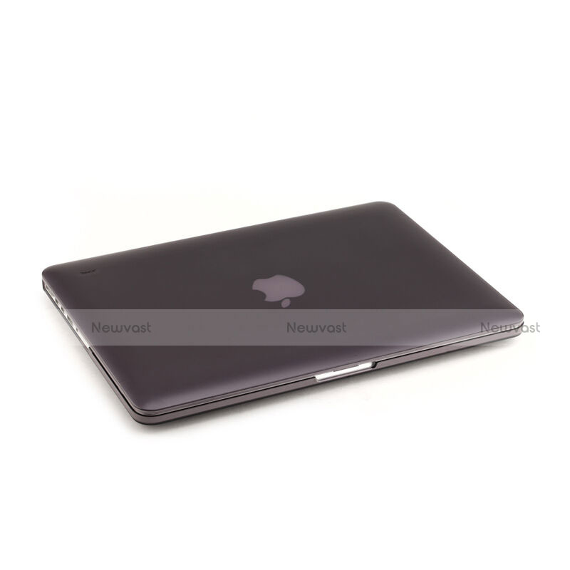 Ultra Slim Transparent Plastic Cover for Apple MacBook Air 13 inch Gray