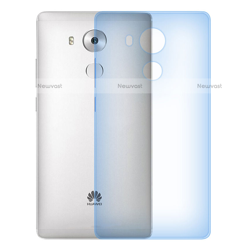 Ultra Slim Transparent Plastic Cover for Huawei Mate 8 Blue