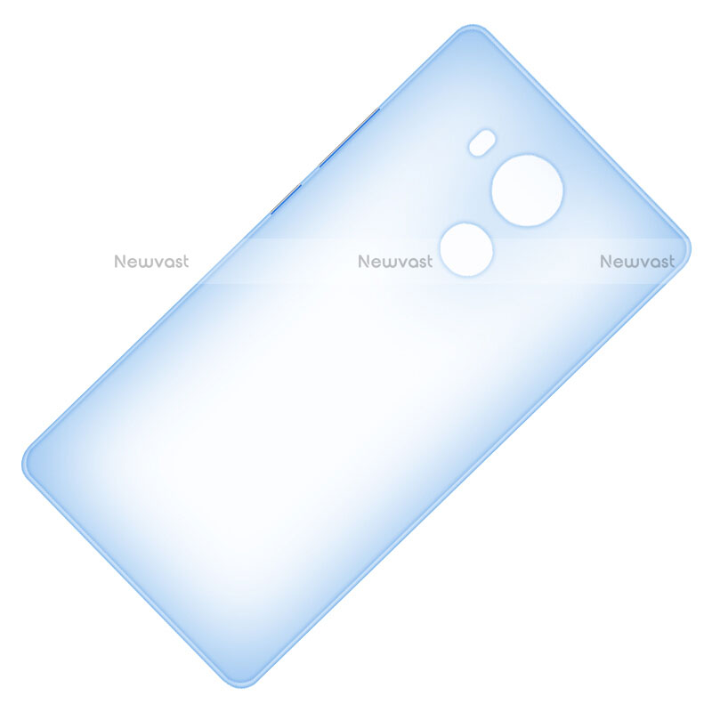 Ultra Slim Transparent Plastic Cover for Huawei Mate 8 Blue