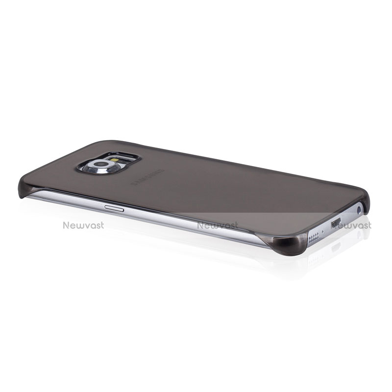 Ultra Slim Transparent Plastic Cover for Samsung Galaxy S6 Edge SM-G925 Gray