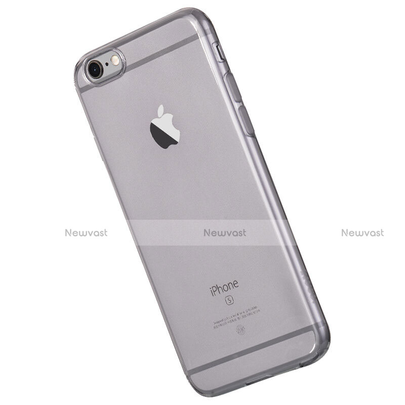 Ultra Slim Transparent TPU Soft Case for Apple iPhone 6S Gray