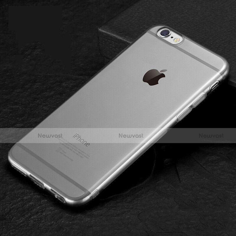 Ultra Slim Transparent TPU Soft Case for Apple iPhone 6S Gray