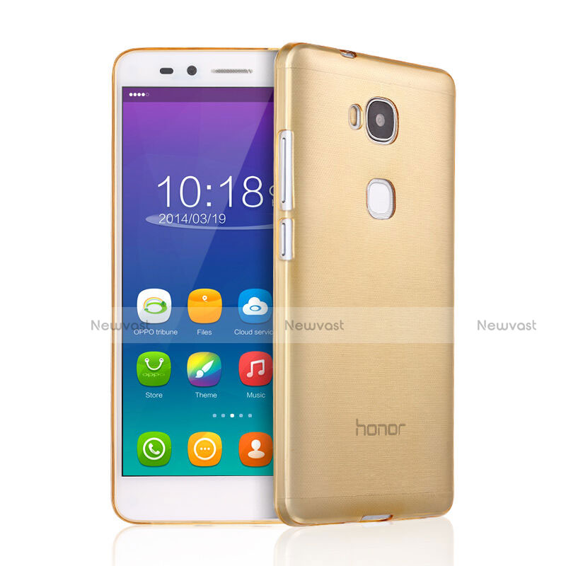 Ultra Slim Transparent TPU Soft Case for Huawei Honor Play 5X Gold