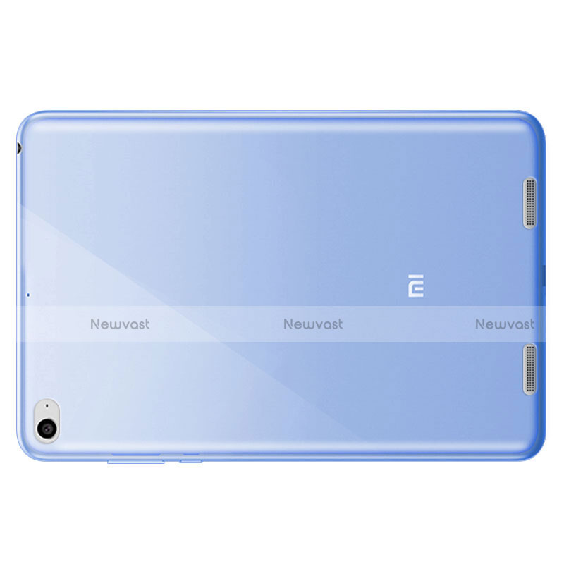 Ultra Slim Transparent TPU Soft Case for Xiaomi Mi Pad 3 Blue