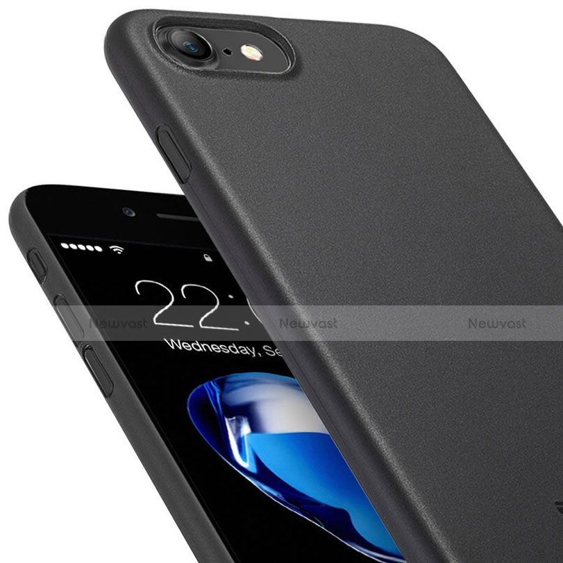 Ultra-thin Plastic Matte Finish Back Cover for Apple iPhone 8 Black