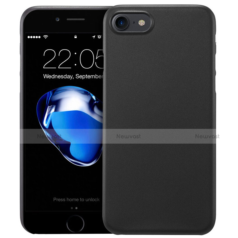 Ultra-thin Plastic Matte Finish Back Cover for Apple iPhone SE (2020) Black