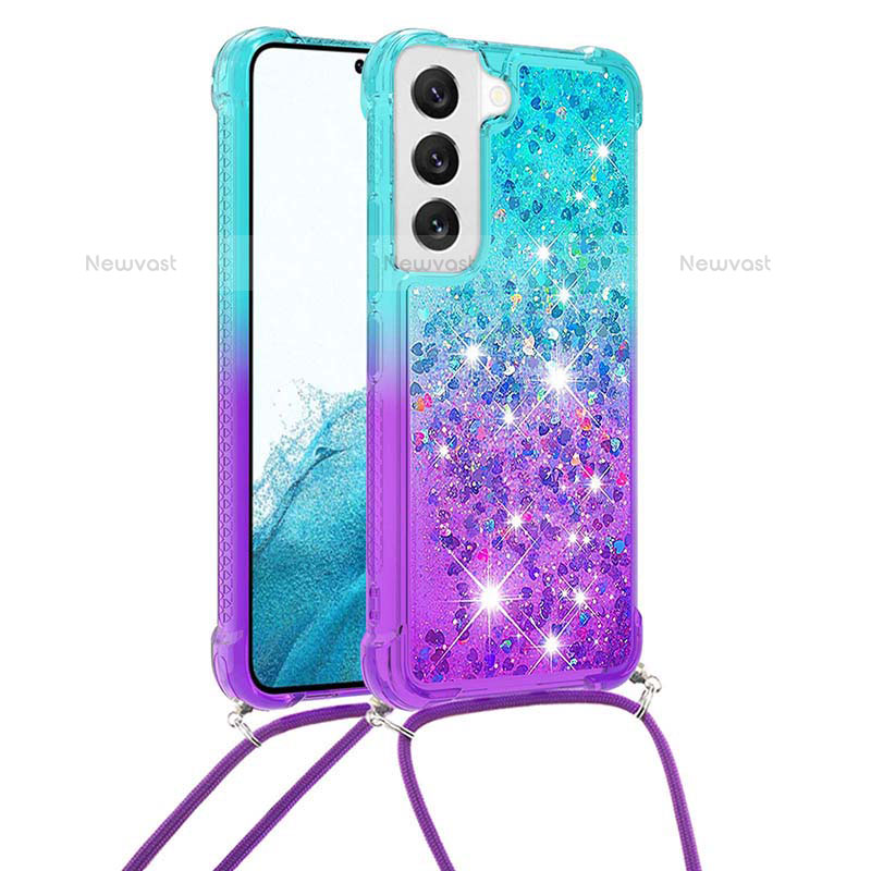 Ultra-thin Silicone Gel Gradient Soft Case Cover Y01B for Samsung Galaxy S22 5G