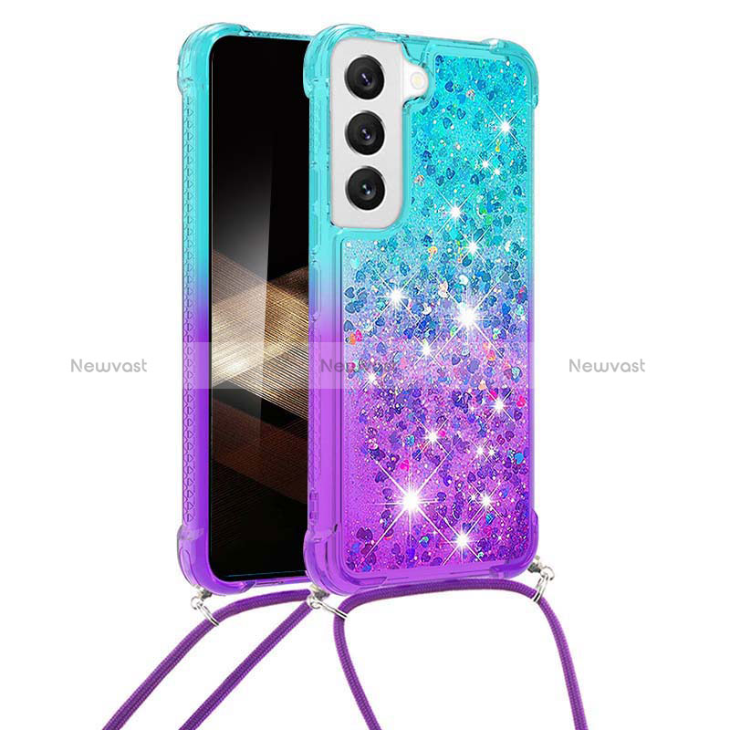 Ultra-thin Silicone Gel Gradient Soft Case Cover Y01B for Samsung Galaxy S25 Plus 5G