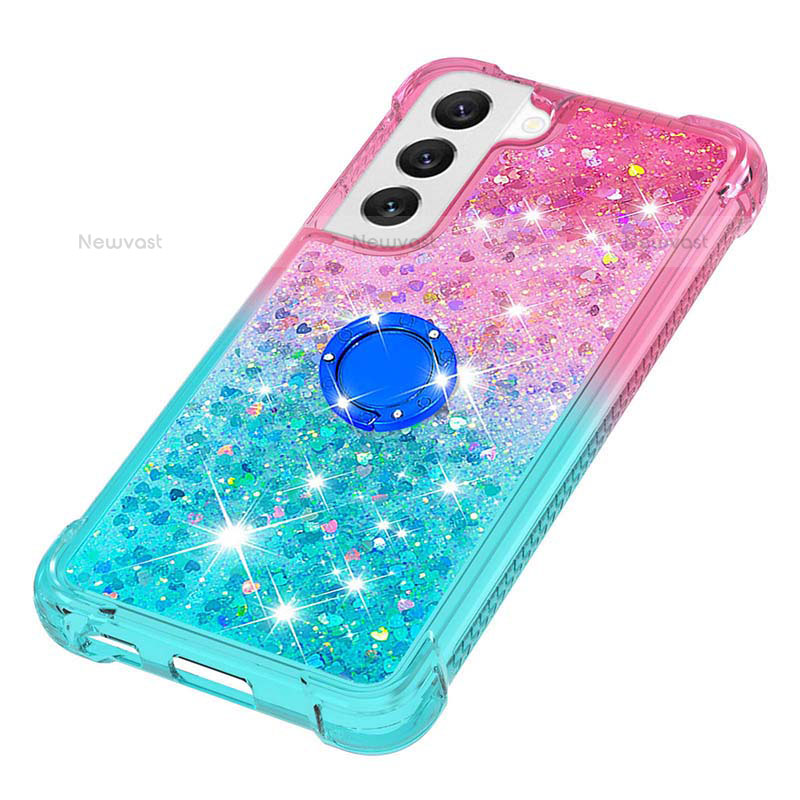 Ultra-thin Silicone Gel Gradient Soft Case Cover Y04B for Samsung Galaxy S21 FE 5G