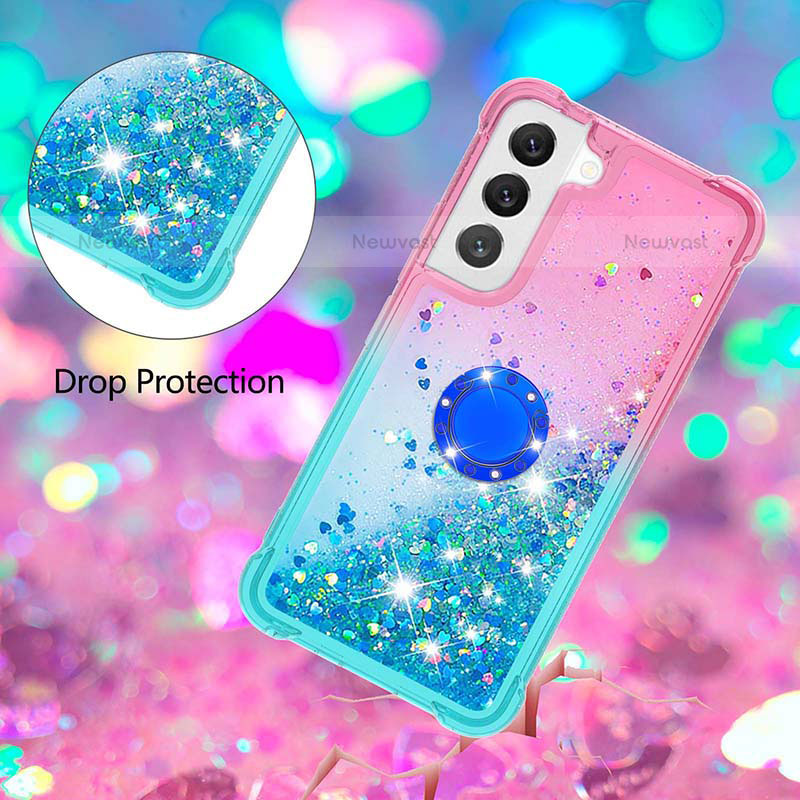 Ultra-thin Silicone Gel Gradient Soft Case Cover Y04B for Samsung Galaxy S23 Plus 5G