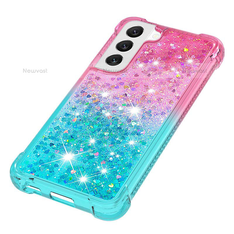 Ultra-thin Silicone Gel Gradient Soft Case Cover Y05B for Samsung Galaxy S21 Plus 5G