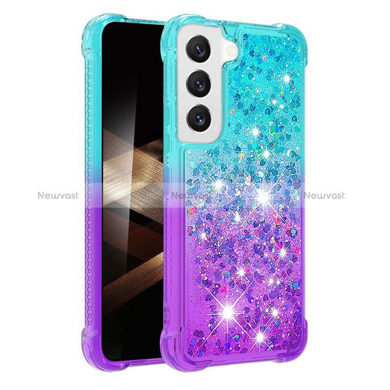 Ultra-thin Silicone Gel Gradient Soft Case Cover Y05B for Samsung Galaxy S24 Plus 5G