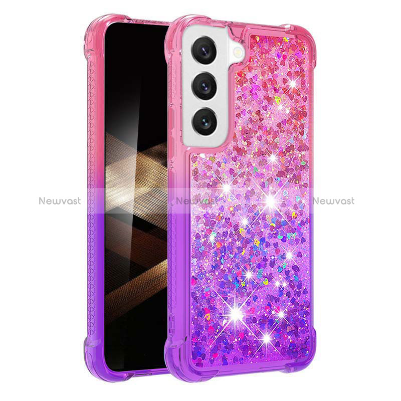 Ultra-thin Silicone Gel Gradient Soft Case Cover Y05B for Samsung Galaxy S24 Plus 5G