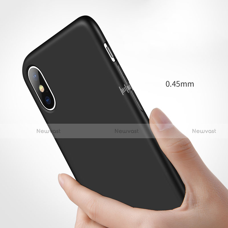 Ultra-thin Silicone Gel Soft Case 360 Degrees B02 for Apple iPhone Xs Black