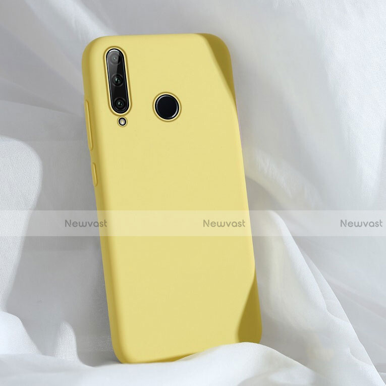 Ultra-thin Silicone Gel Soft Case 360 Degrees Cover C01 for Huawei Honor 20i Yellow