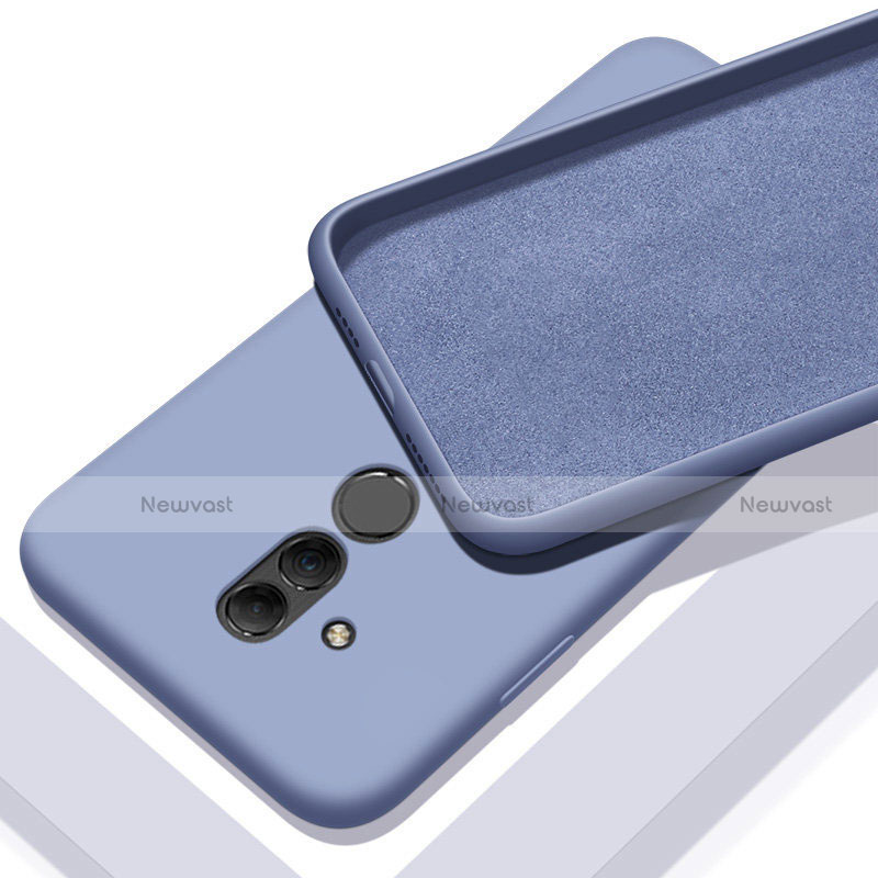 Ultra-thin Silicone Gel Soft Case 360 Degrees Cover C01 for Huawei Mate 20 Lite Purple