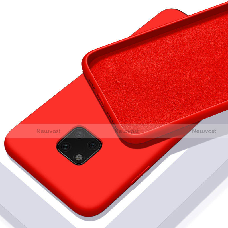 Ultra-thin Silicone Gel Soft Case 360 Degrees Cover C01 for Huawei Mate 20 Pro Red