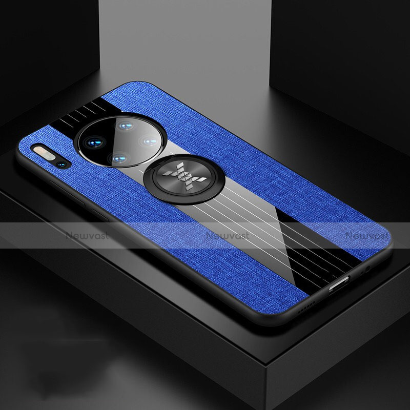 Ultra-thin Silicone Gel Soft Case 360 Degrees Cover C01 for Huawei Mate 30 Pro 5G Blue